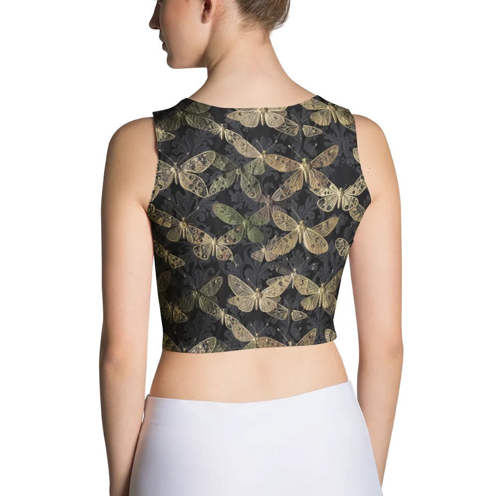 Midnight Mothery on Crop Top — Back