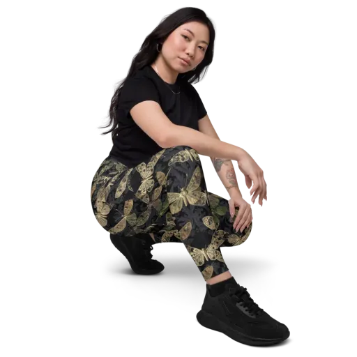 Midnight Mothery on a Leggings with Pockets