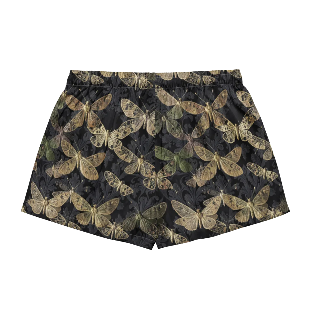 Midnight Mothery on Women's Pajama Shorts — Back