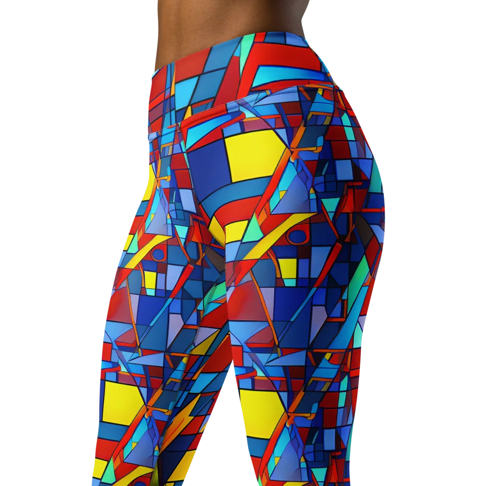 Neoplastique on Yoga Leggings — Left Front