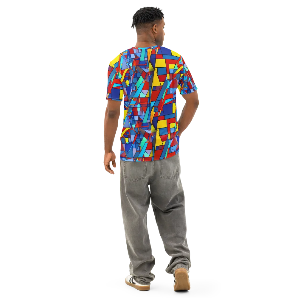 Neoplastique on Men's Cotton Crew Neck T-Shirt — Back