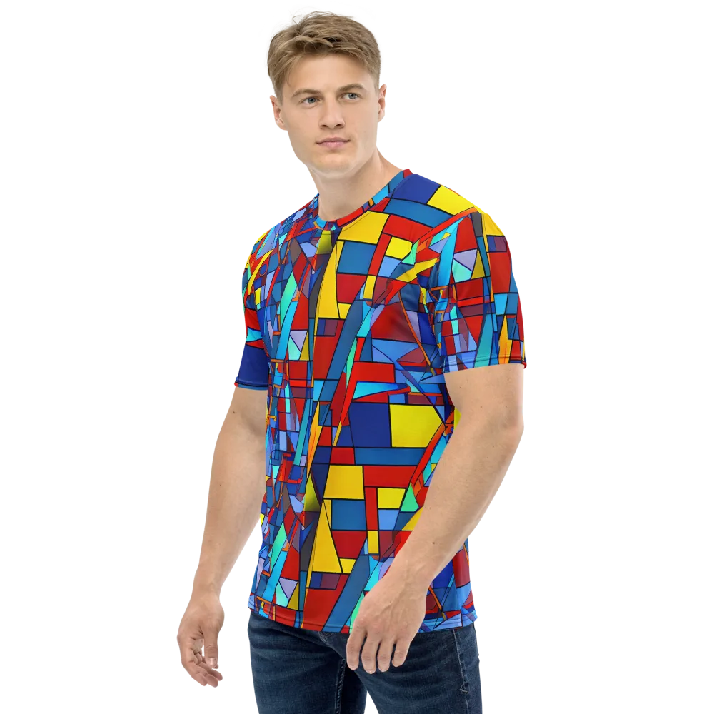 Neoplastique on Men's Crew Neck T-Shirt — Left