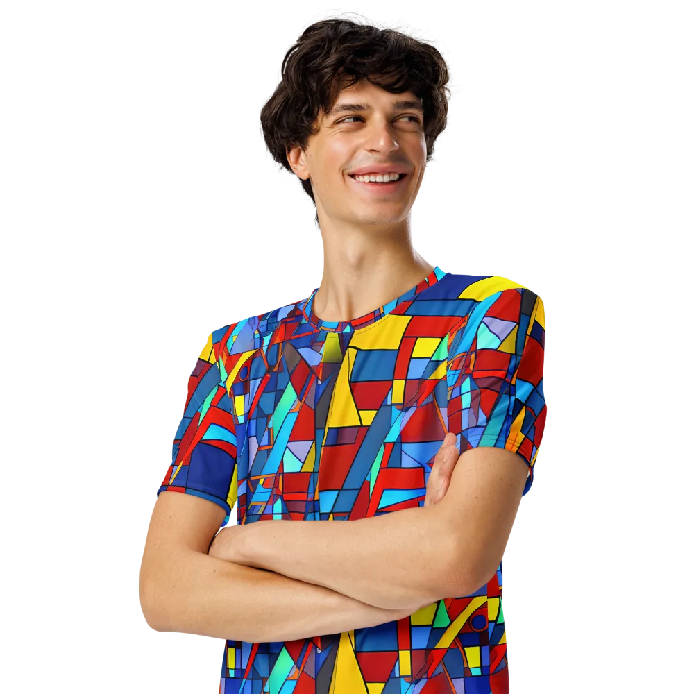 Neoplastique on Men's Crew Neck T-Shirt — Left Front