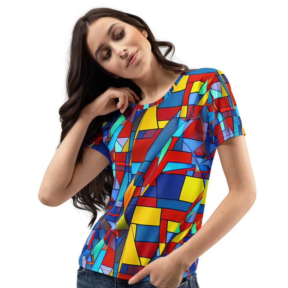 Neoplastique on Women's Crew Neck T-Shirt — Left Front