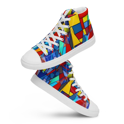Neoplastique on a Women's High Top Canvas Shoes