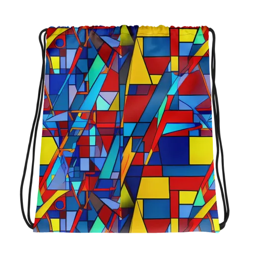 Neoplastique on a Drawstring Bag