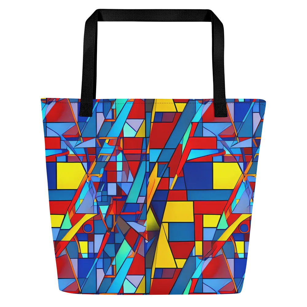 Neoplastique on Large Tote Bag W/ Pocket — Front