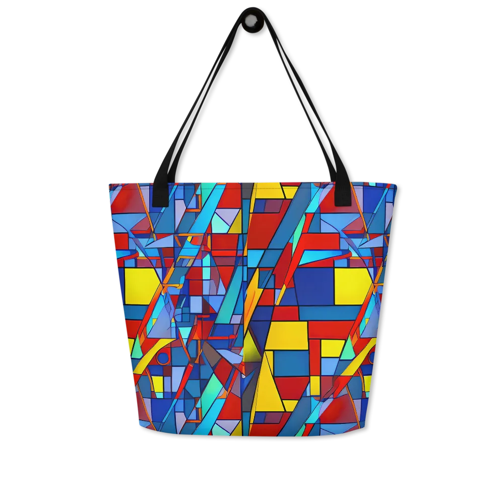 Neoplastique on Large Tote Bag W/ Pocket — Front
