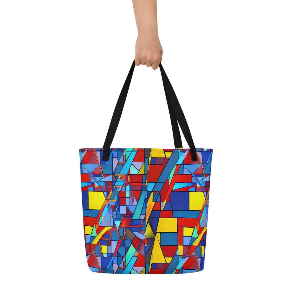 Neoplastique on Large Tote Bag W/ Pocket — Front