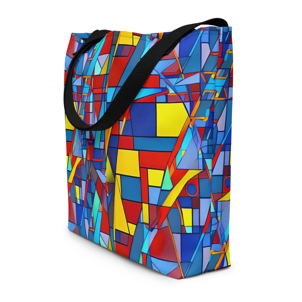 Neoplastique on Large Tote Bag W/ Pocket — Front