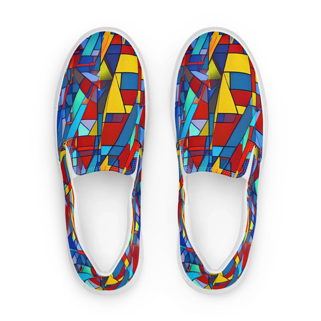 Neoplastique on Women's Slip-On Canvas Shoes — Front