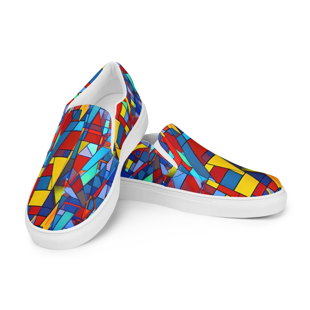 Neoplastique on Women's Slip-On Canvas Shoes — Left Front