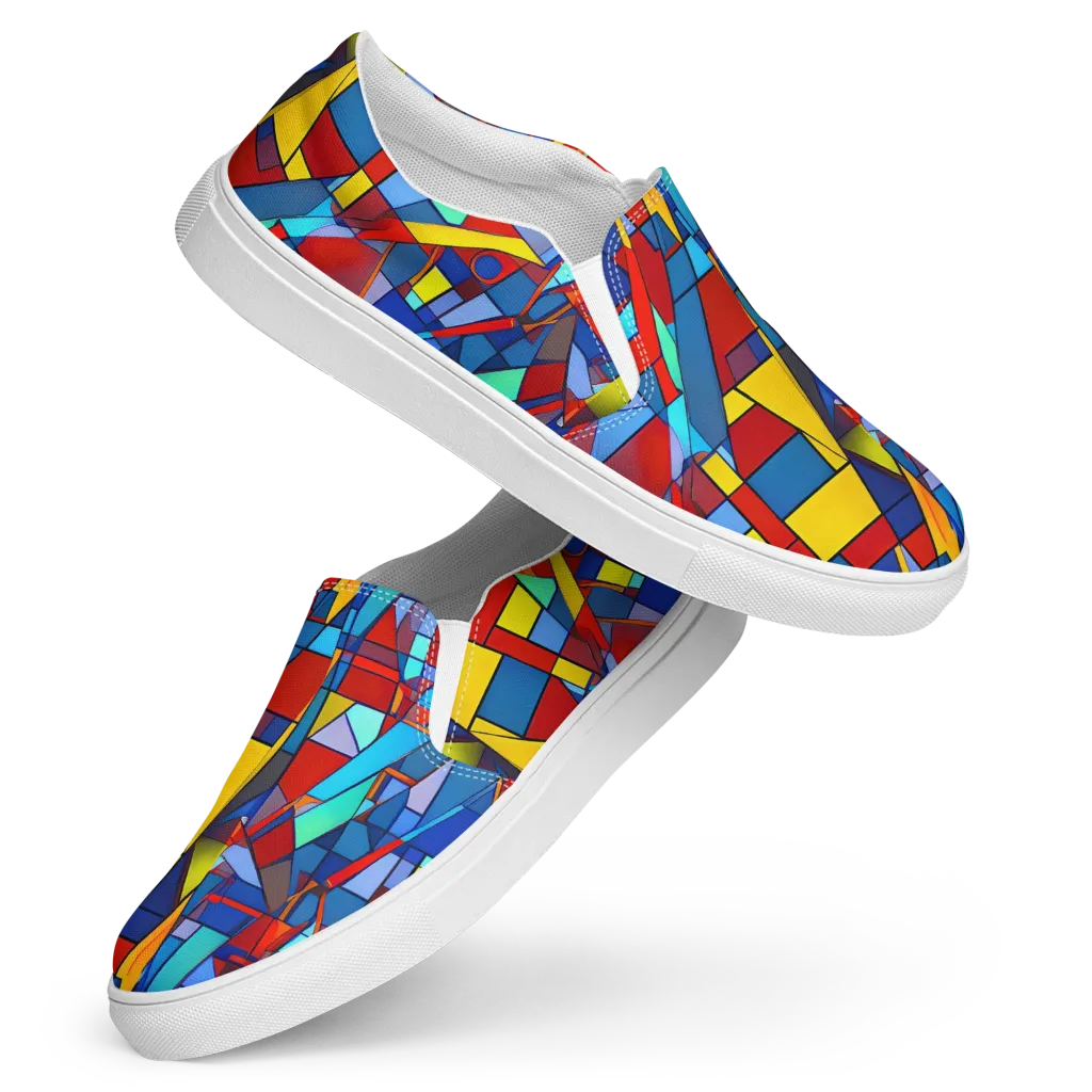 Neoplastique on Women's Slip-On Canvas Shoes — Front