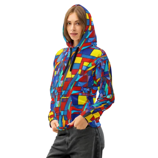 Neoplastique on a Cotton Hoodie