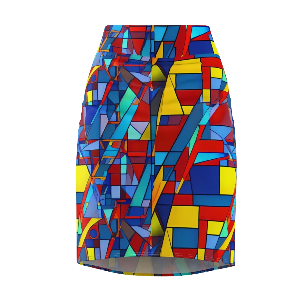 Neoplastique on Pencil Skirt — Front