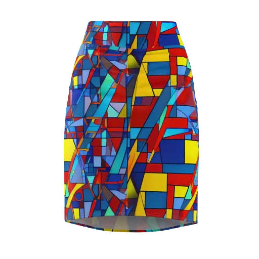 Neoplastique on a Pencil Skirt