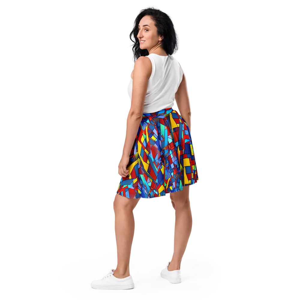 Neoplastique on Skater Skirt — Back