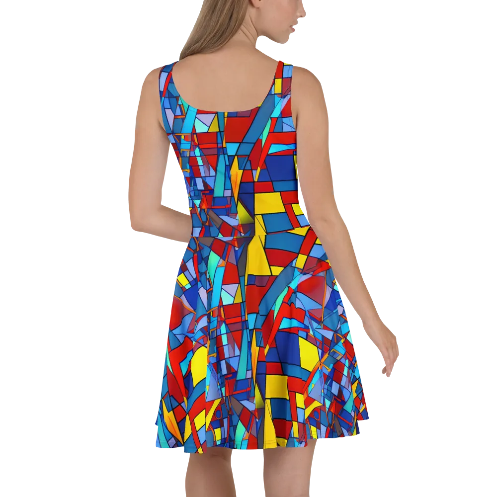 Neoplastique on Skater Dress — Back