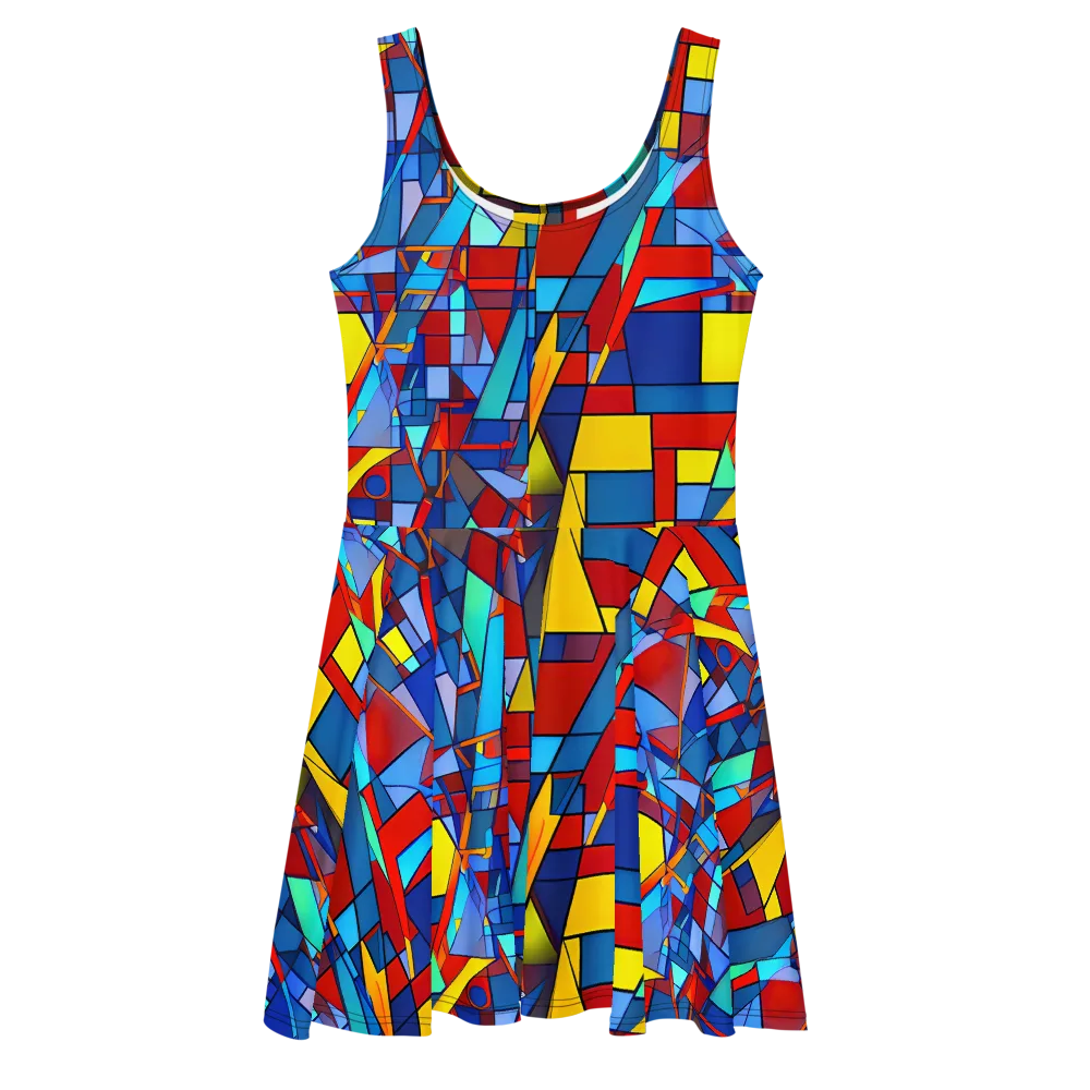 Neoplastique on Skater Dress — Front