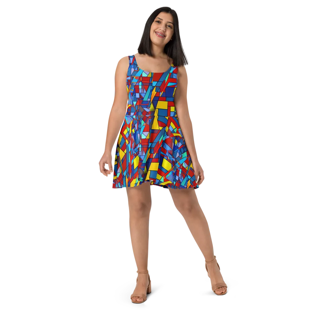 Neoplastique on Skater Dress — Front