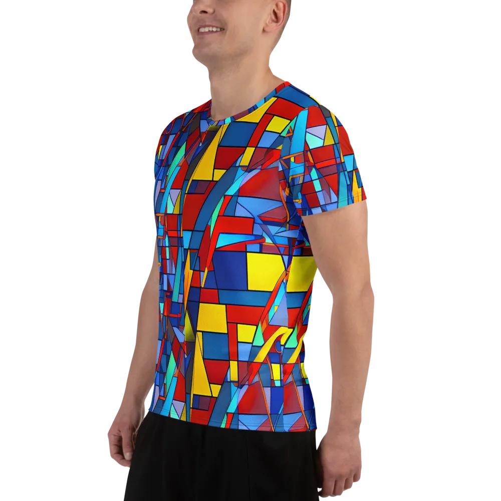 Neoplastique on Men's Athletic T-Shirt — Left