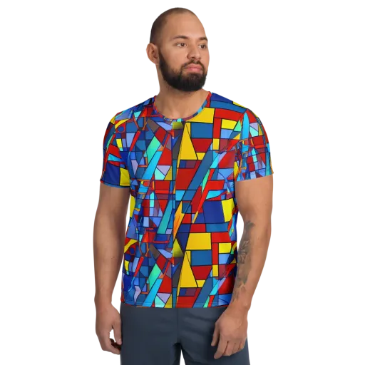 Neoplastique on a Men's Athletic T-Shirt
