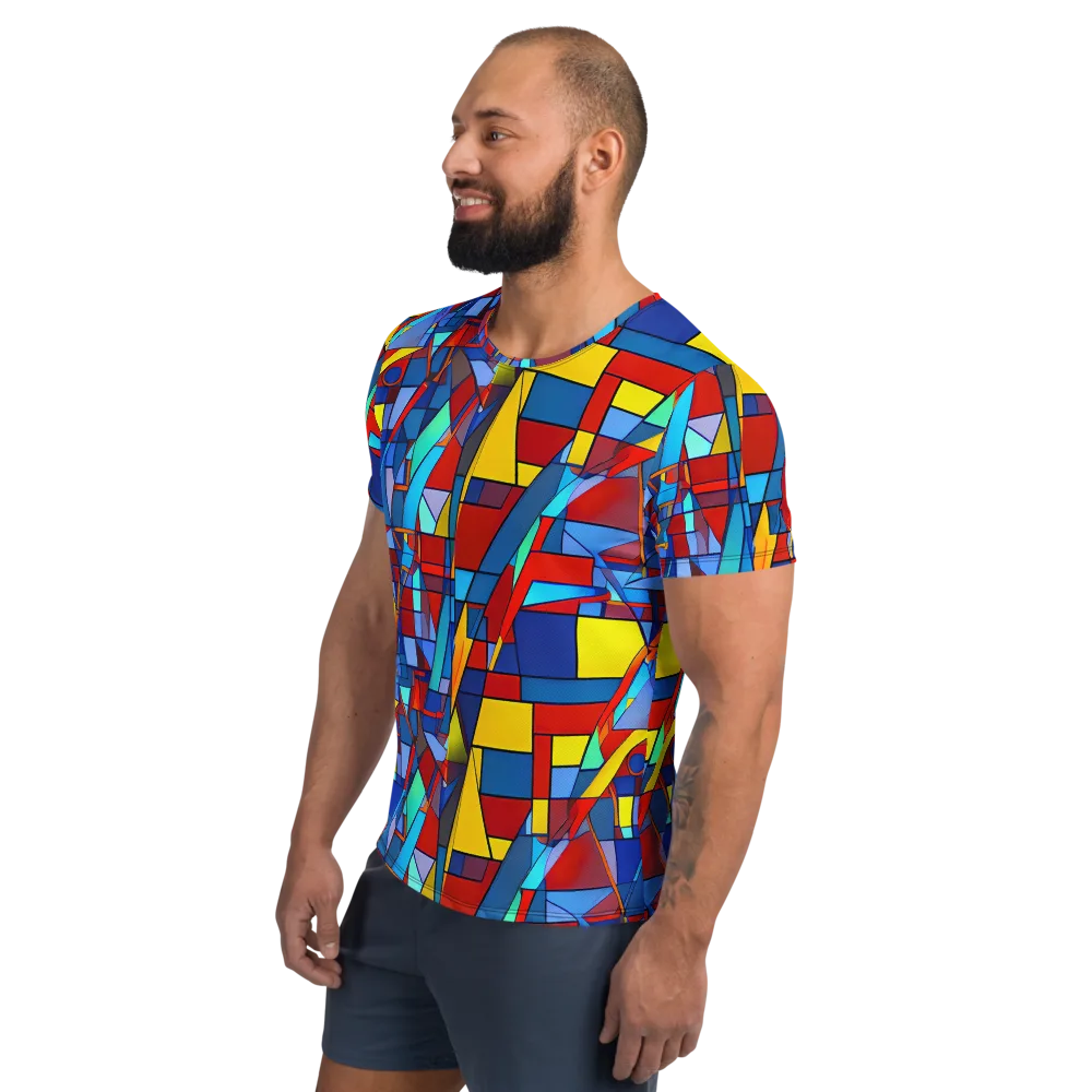 Neoplastique on Men's Athletic T-Shirt — Left