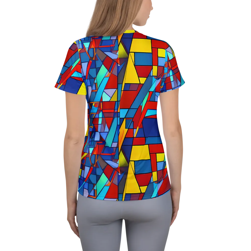 Neoplastique on Women's Athletic T-Shirt — Back