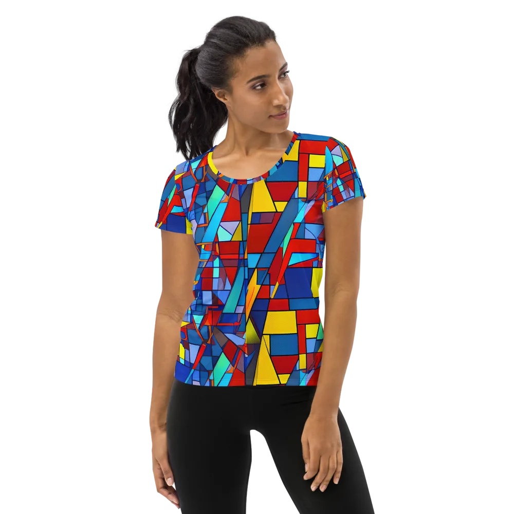 Neoplastique on Women's Athletic T-Shirt — Front