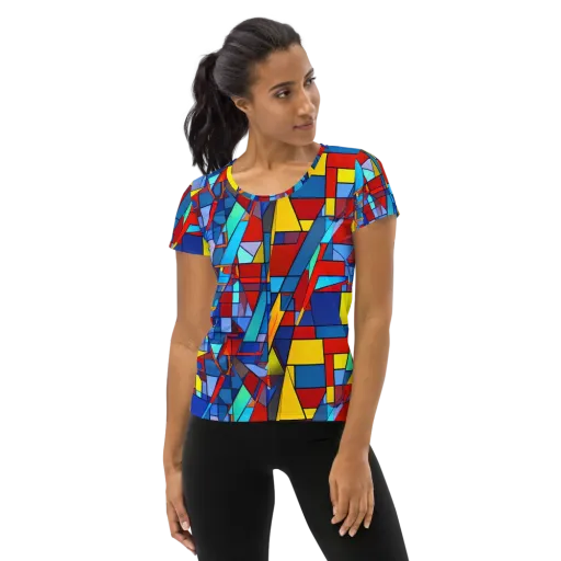 Neoplastique on a Women's Athletic T-Shirt
