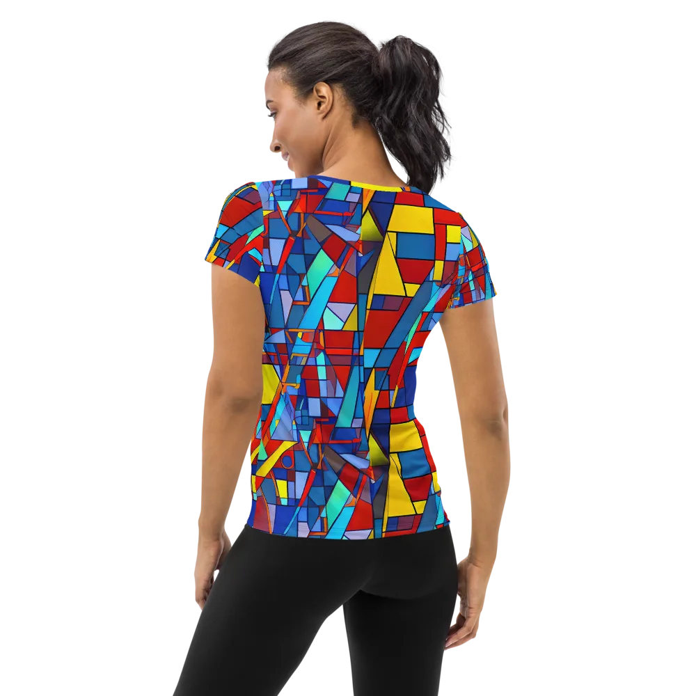 Neoplastique on Women's Athletic T-Shirt — Back