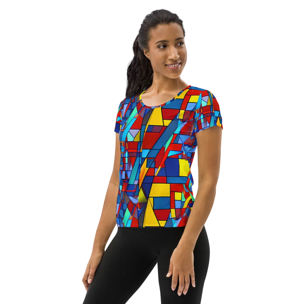 Neoplastique on Women's Athletic T-Shirt — Left