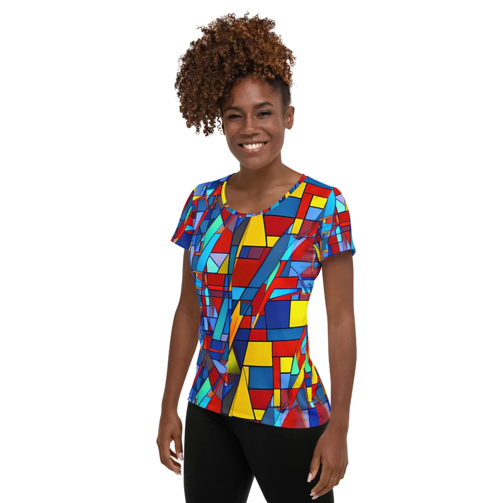 Neoplastique on Women's Athletic T-Shirt — Left