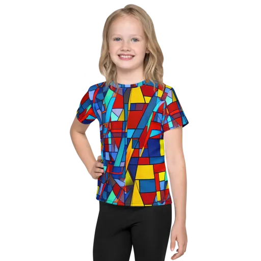 Neoplastique on a Kids Crew Neck T-Shirt