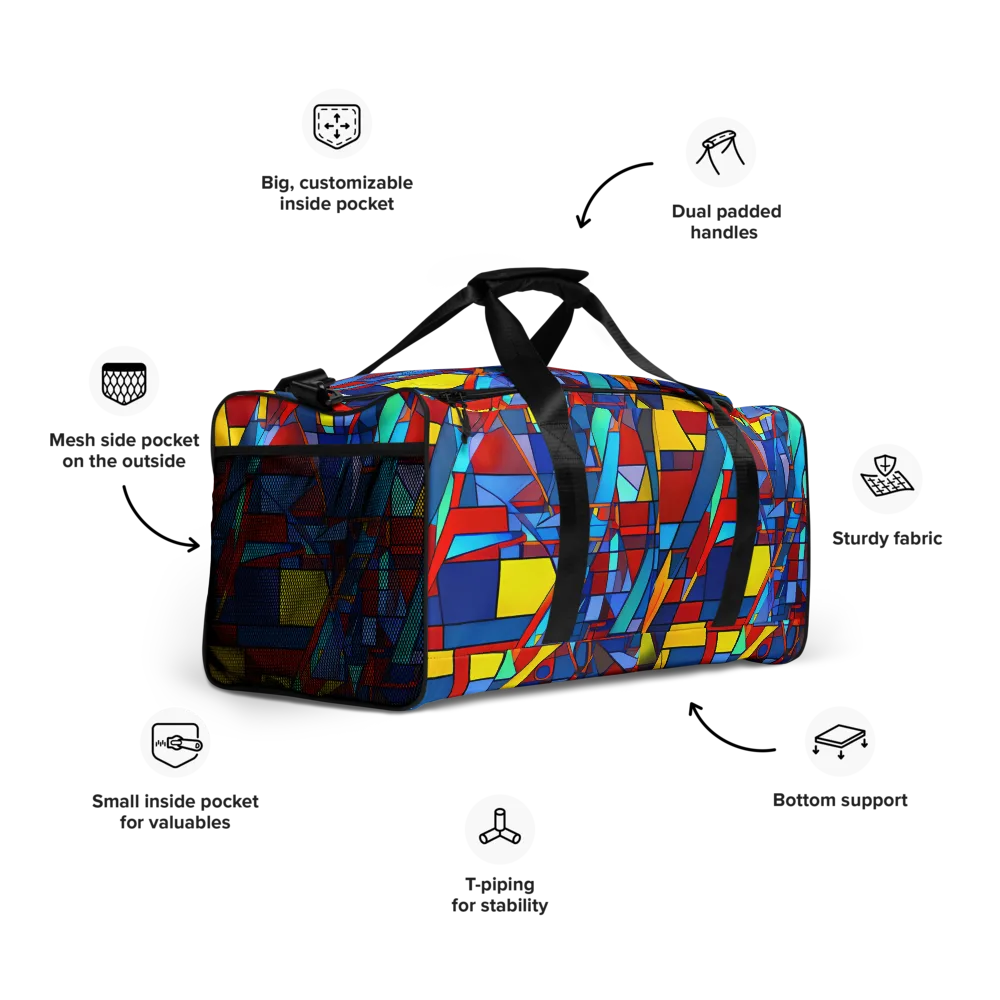 Neoplastique on Duffle Bag — Right Front