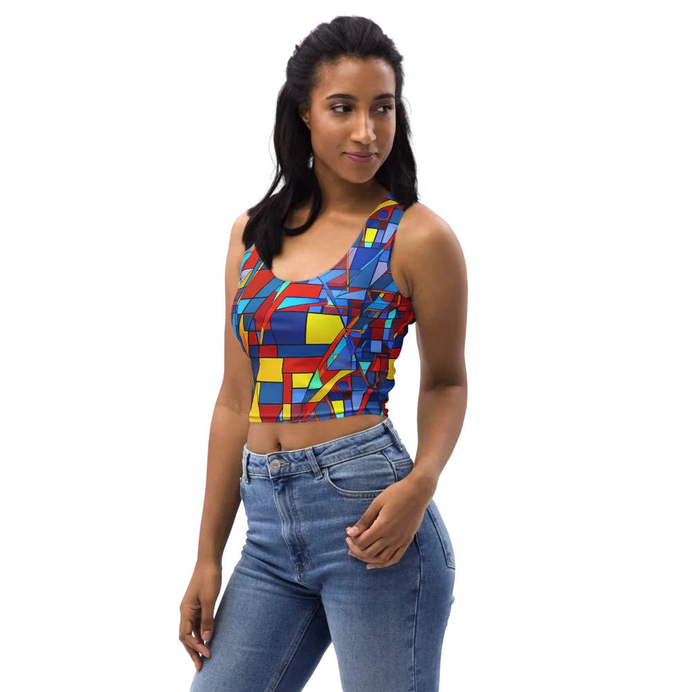 Neoplastique on Crop Top — Left Front