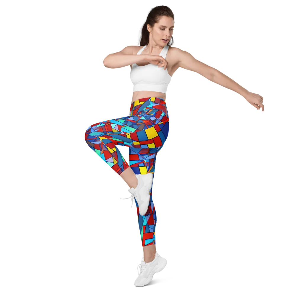 Neoplastique on Leggings with Pockets — Left Front