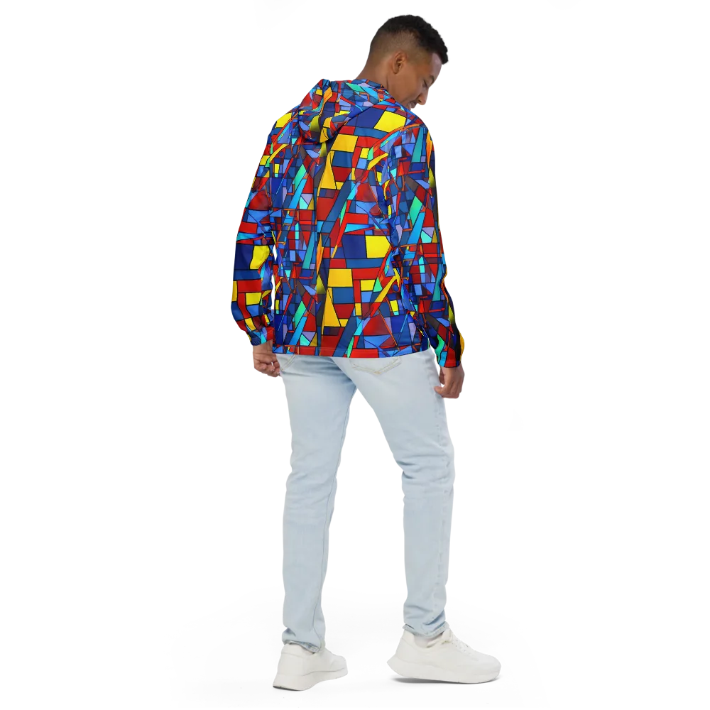 Neoplastique on Men's Windbreaker — Back