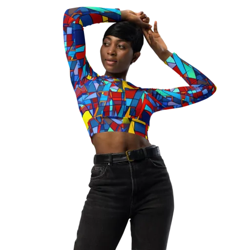 Neoplastique on a Long Sleeve Crop Top