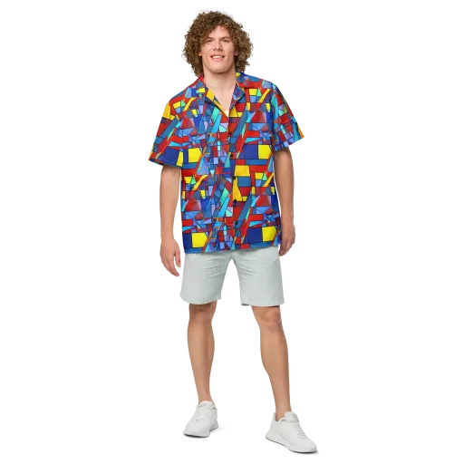 Neoplastique on a Button Shirt