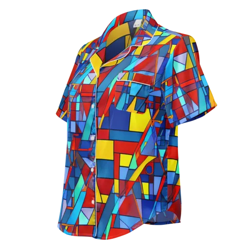 Neoplastique on a Women's Short Sleeve Pajama Top