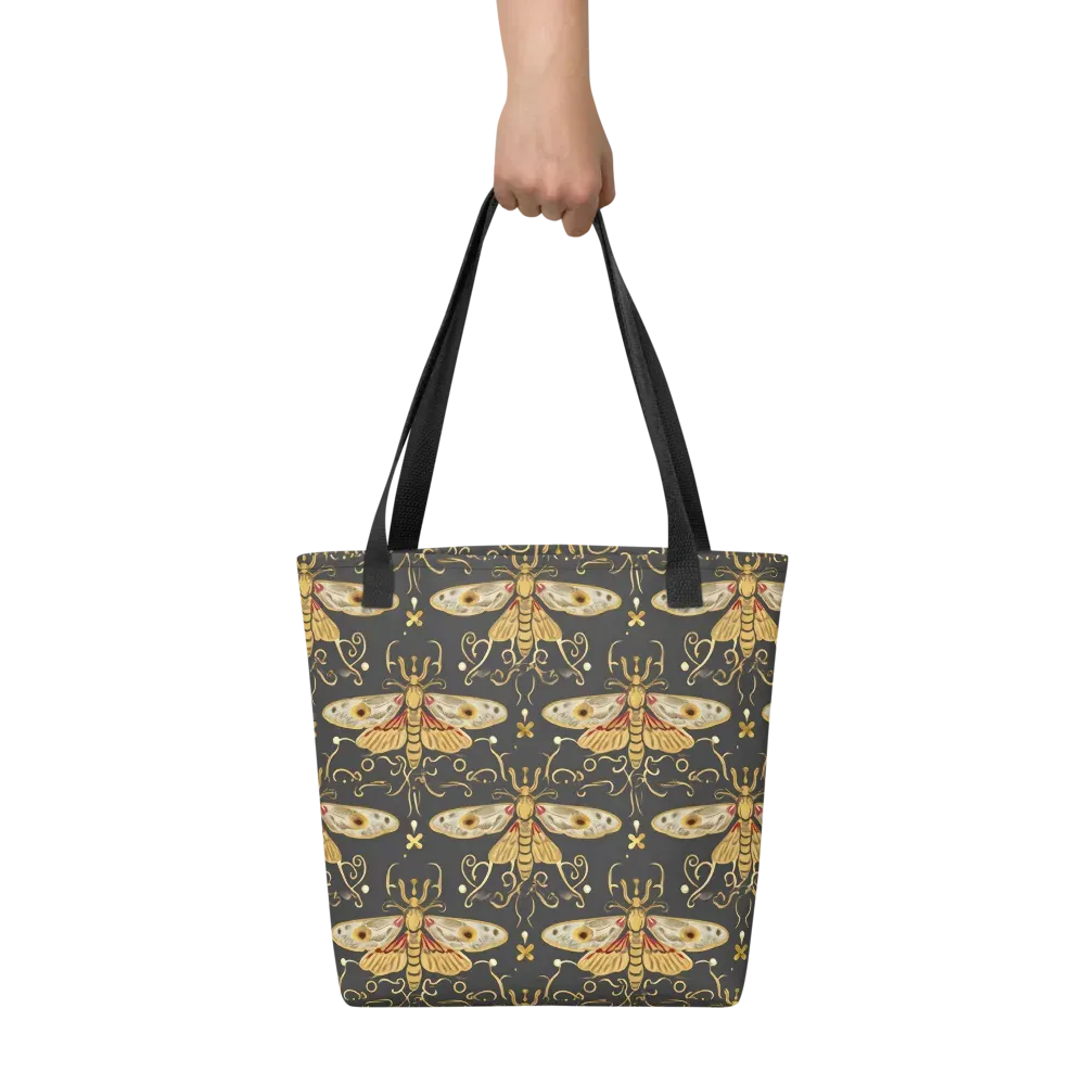 Nocturne Moth on Tote Bag — Front