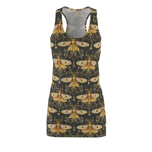 Nocturne Moth on a Racerback Dress
