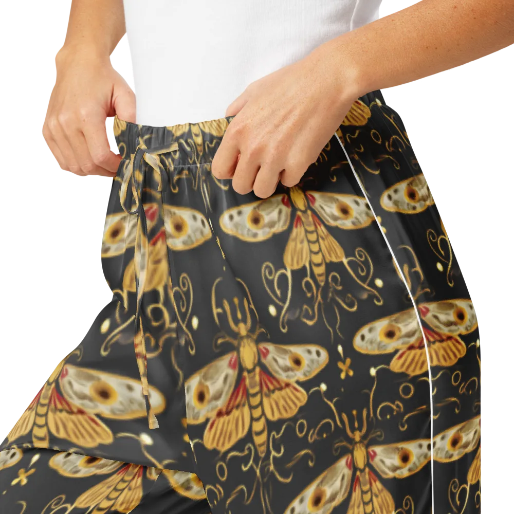 Nocturne Moth on Women's Pajama Pants — Product details