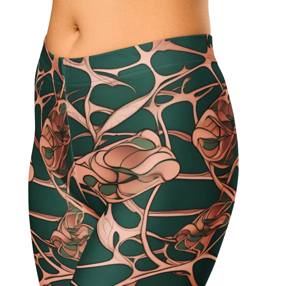 Copper Canopy on Capri Leggings — Zoomed-in