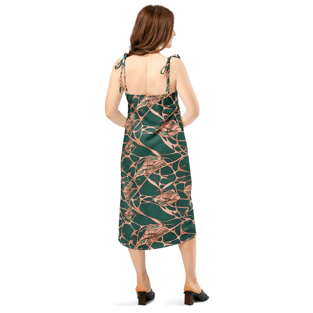 Copper Canopy on Slip Dress — Back