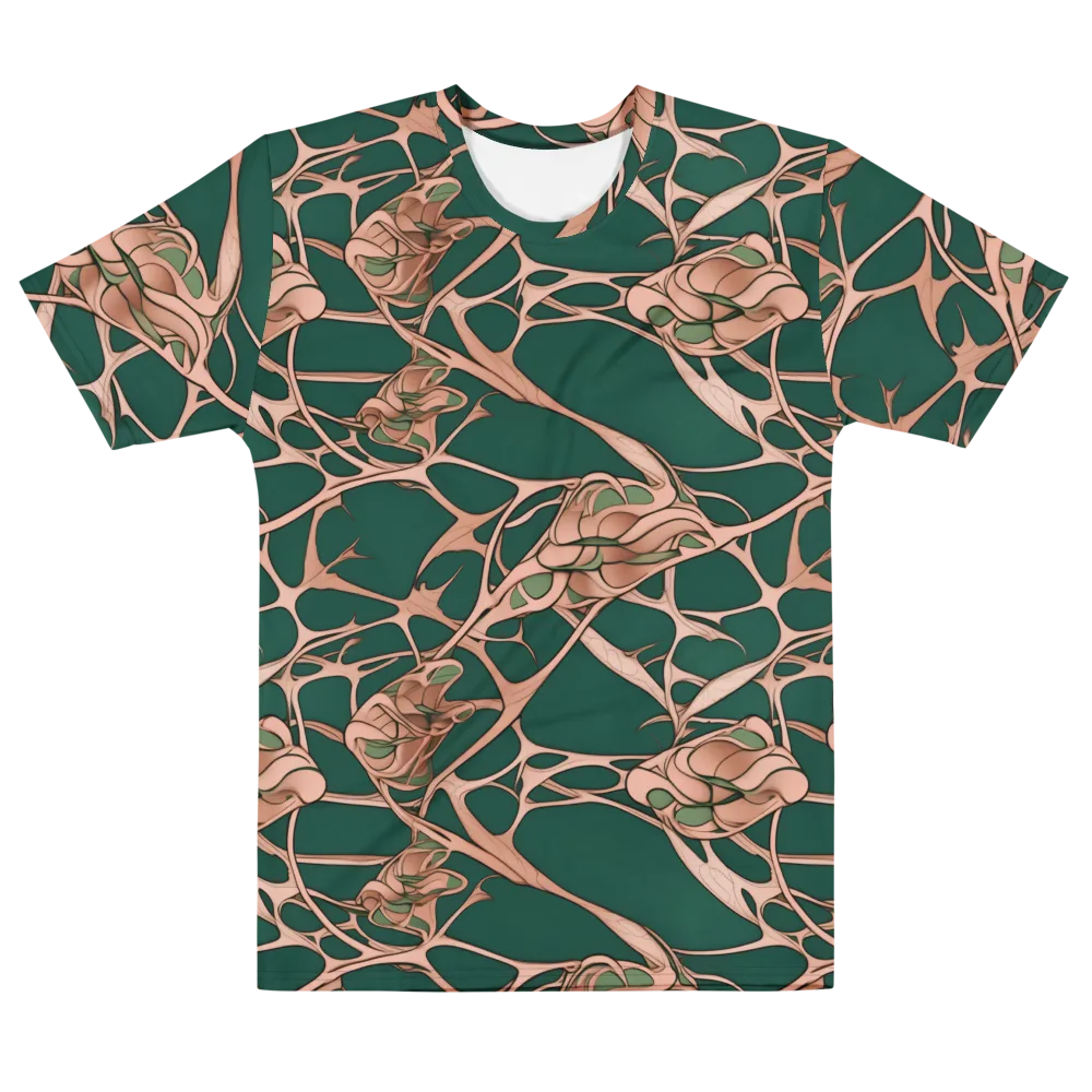 Copper Canopy on Men's Cotton Crew Neck T-Shirt — Front