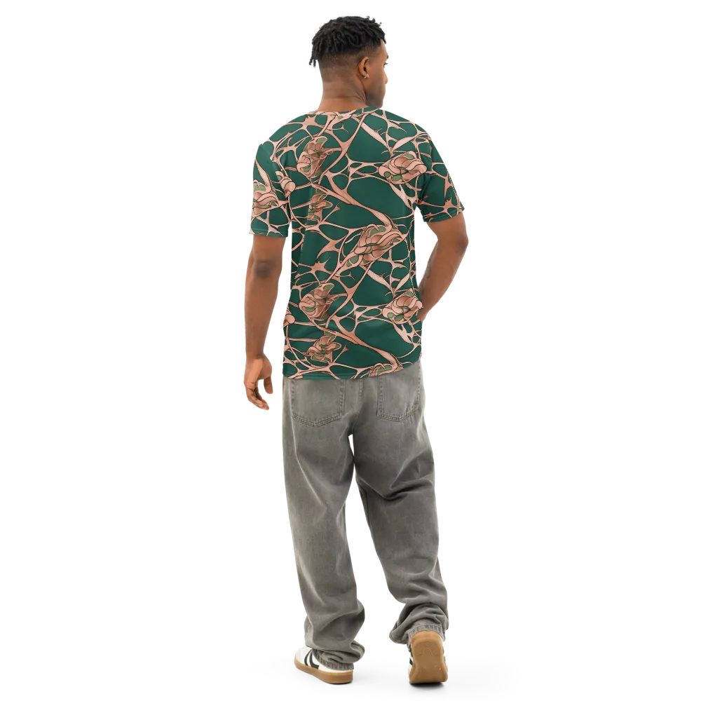 Copper Canopy on Men's Cotton Crew Neck T-Shirt — Back
