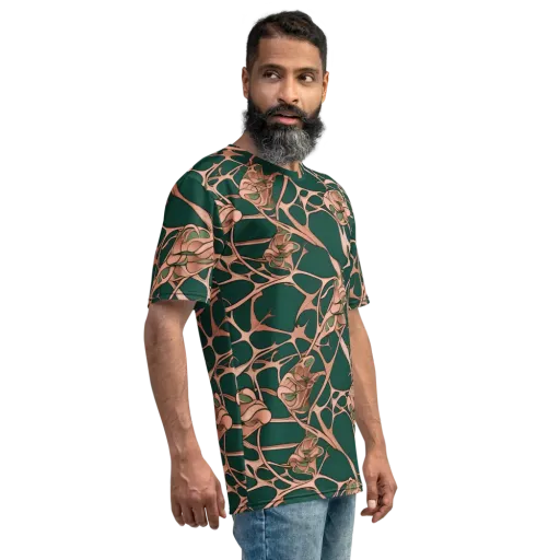Copper Canopy on a Men's Crew Neck T-Shirt