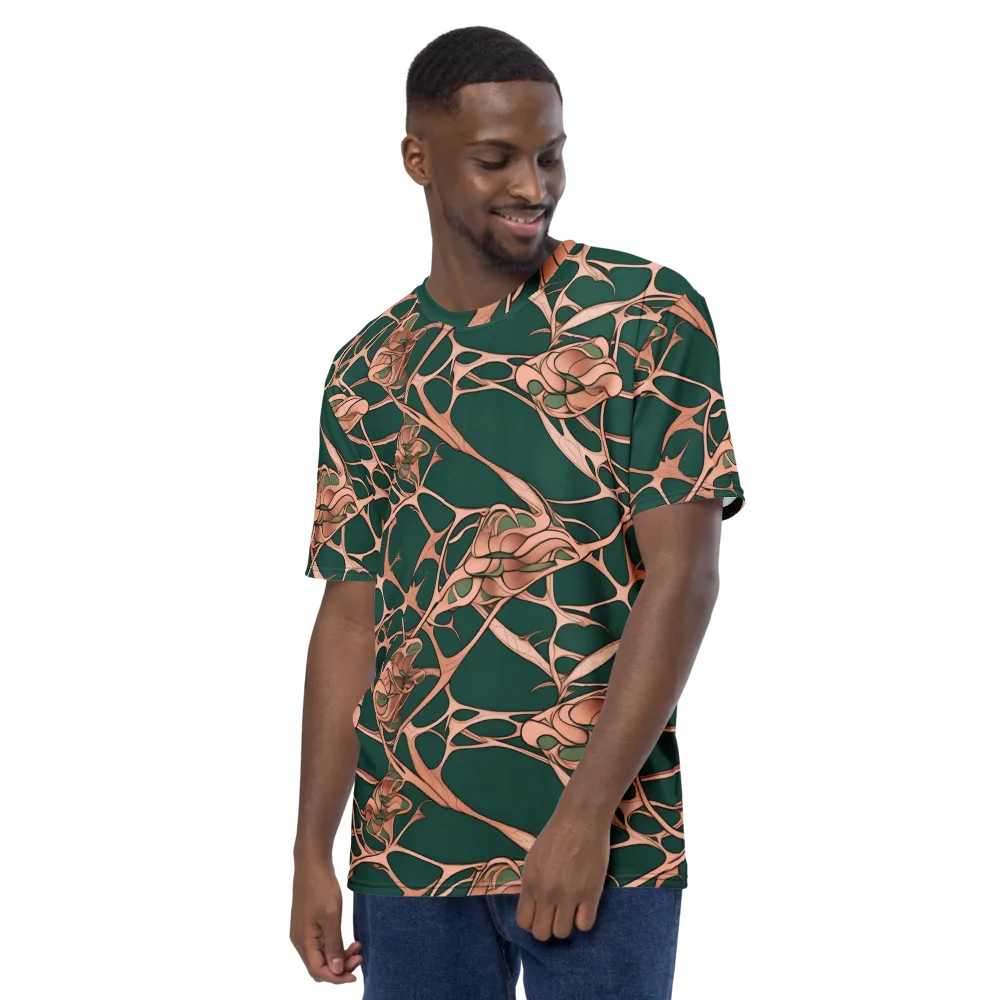 Copper Canopy on Men's Crew Neck T-Shirt — Left